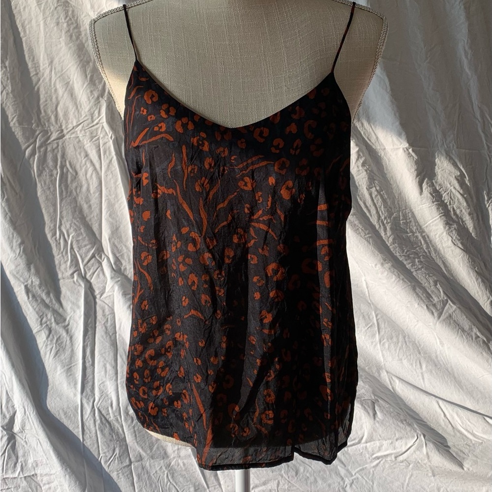 SOLD-Silk Animal Camisole